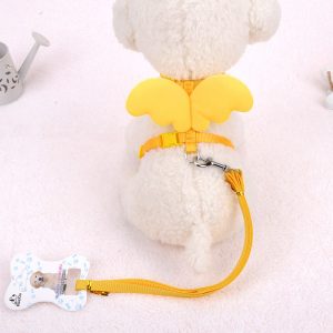 Angel Wings Cat Puppy Traction Rope and Chest Strap